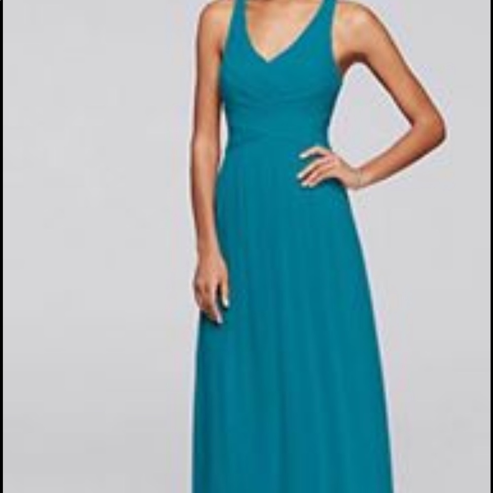 NWT David’s bridal floor length formal. Sz20